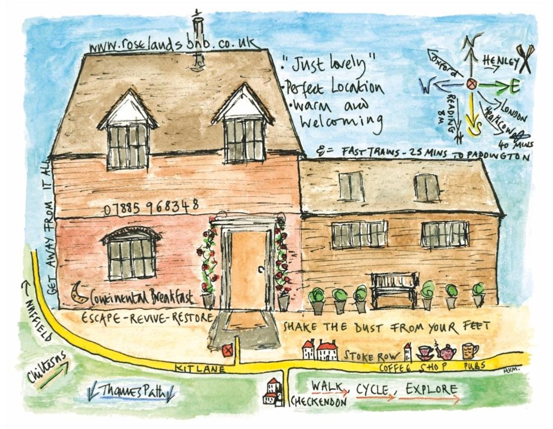 Roselands B&B Henley On Thames Duffield Exterior foto